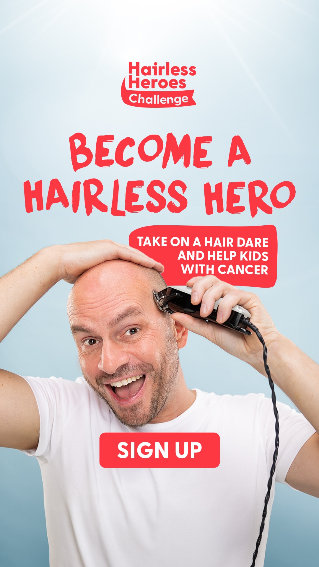 Hairless Heroes creative - Become a Hairless Hero