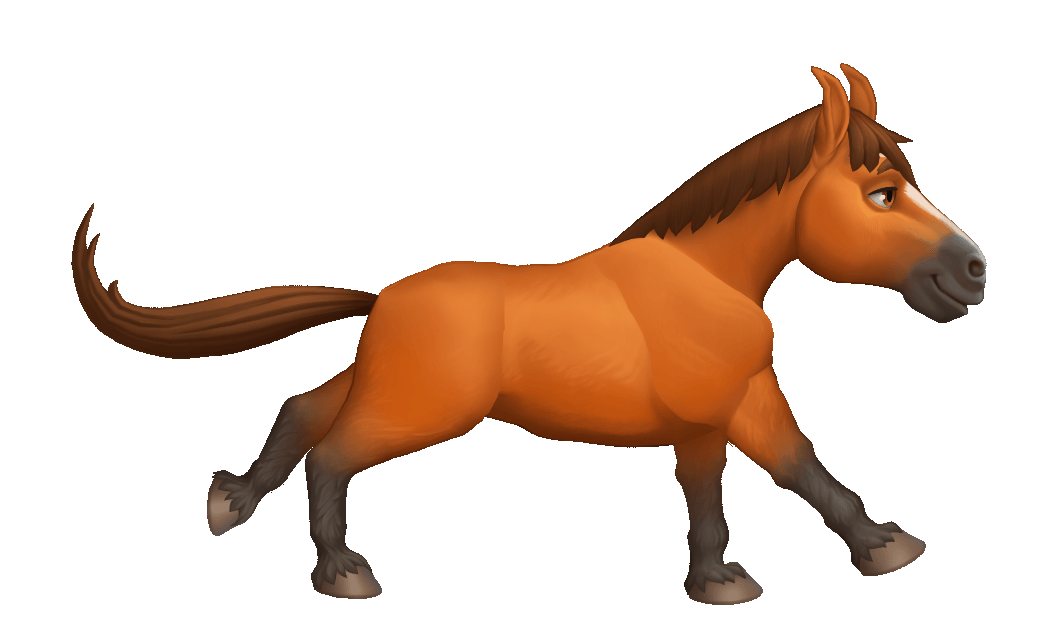 Galloping horse